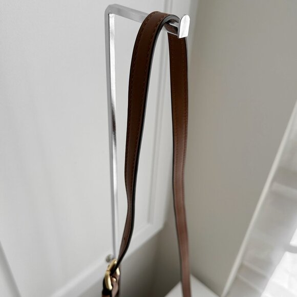 Michael Kors Camel Brown Leather Crossbody Bag - Picture 7 of 9